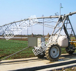 Linear irrigation System with Tower Box