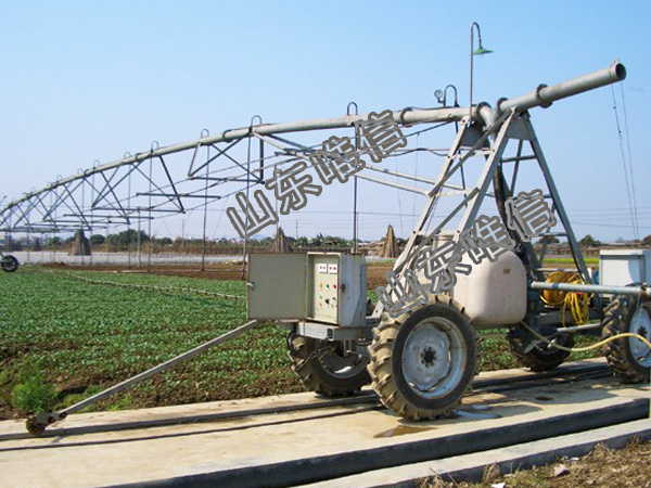 Linear irrigation System with Tower Box