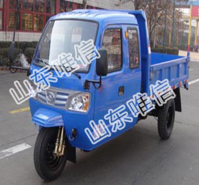 3 Wheel Dumper Closed Iron Cabin Agricultural Tricycle