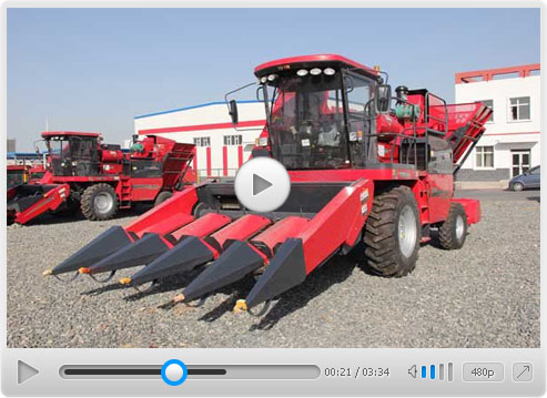 Corn Harvester Machine