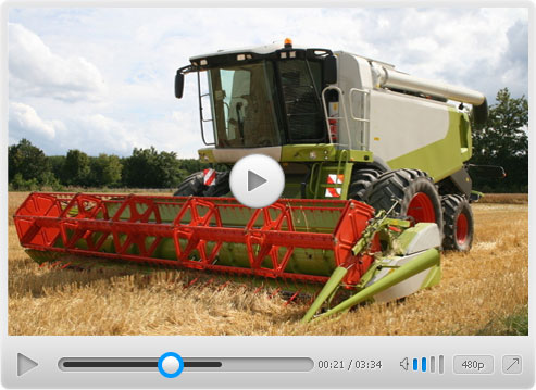 Rice Combine Harvester for Grain