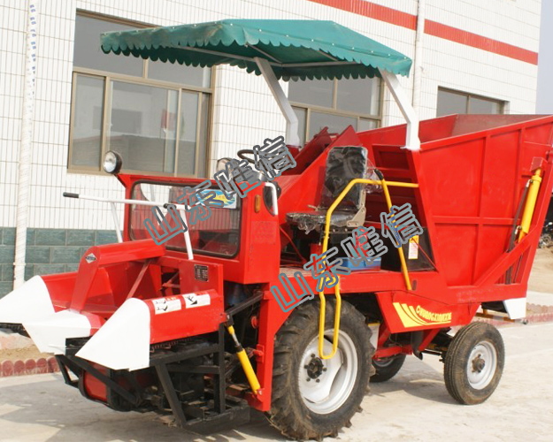Overhaul Of The Harvesting Platform Part Of The Farm Corn Combine Harvester